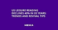 US Leisure Reading Declines 40% in 20 Years: Trends and Revival Tips | Ukraine news - #Mezha