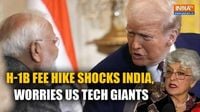 VIDEO: H-1B Visa Fee Hike Shocks India: Tech Giants in US Express Concern