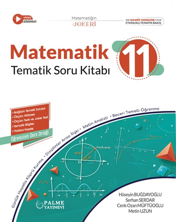 PALME 11.SINIF JOKER MATEMATİK TEMATİK SORU KİTABI