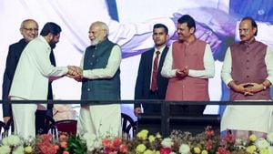 Devendra Fadnavis Takes Oath As Maharashtra Chief Minister