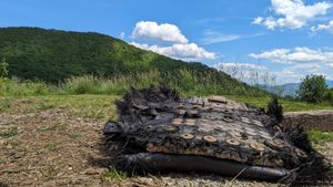 SpaceX Falcon 9 Rocket Debris Falls Over Poland