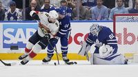 Maple Leafs goaltender Joseph Woll set to start Game 2 against Panthers