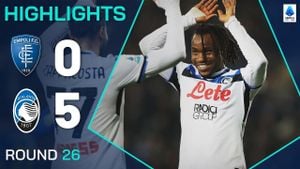 Atalanta Crushes Empoli 5-0 To Highlight Serie A Action