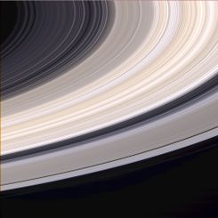 Saturn's Rings in Natural Color