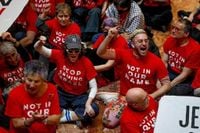 Nearly 100 protesters arrested after sit-in at Trump Tower in NYC to demand release of Mahmoud Khalil