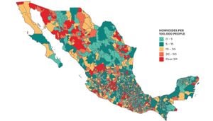 Rising Homicide Rates Shatter Peace Across Mexico