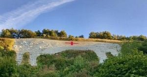 St George’s Flag Sparks Investigation At Kilburn White Horse