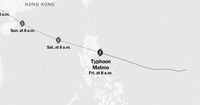 Maps: Tracking Typhoon Matmo