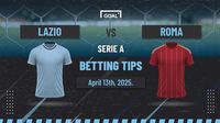 Lazio vs Roma Predictions, Tips: Roma tipped to leapfrog Lazio - 13/04/2025 | Goal.com UK