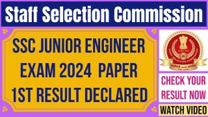 SSC Junior Engineer Exam Results Released For 2025