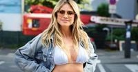 Heidi Klum Wearing White Bikini Is Hotter Than Advertised