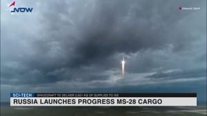 Russia Launches Progress MS-28 To ISS