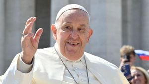 Pope Francis Seen For The First Time Since Hospitalization