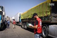 First aid convoy enters Sweida via Damasus highway - SANA