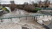 Madrid vigila el río Manzanares: hay alerta por desbordamiento y se prohíbe transitar por zonas cercanas