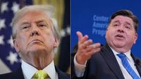 Trump's team tosses a dart at Pritzker as tensions rise