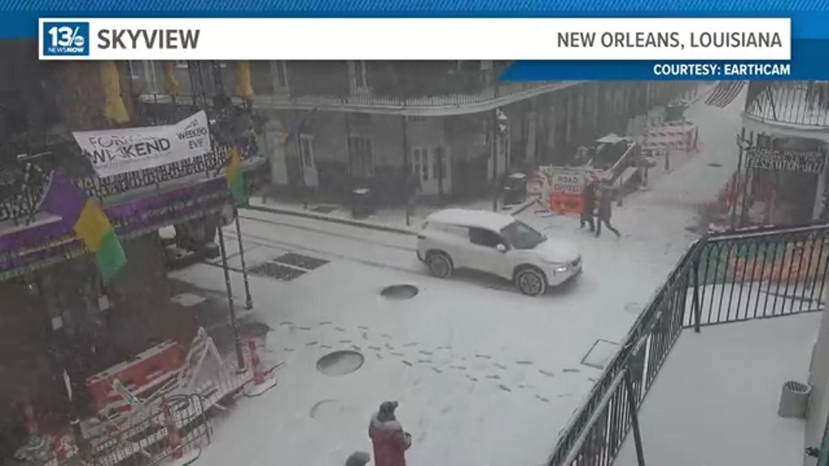 Historic Winter Storm Blankets New Orleans The Pinnacle Gazette