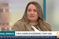 Woman addicted to nasal sprays faces health battle as pharmacists urge caution