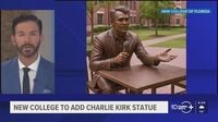 New College of Florida says it will put a statue of Charlie Kirk on campus