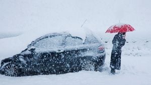 Winter Weather Brings Snow And Ice To The UK