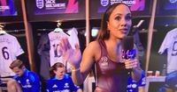 Alex Scott makes live TV apology as Tyson Fury swears minutes into Soccer Aid