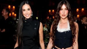 Demi Moore And Scout Willis Celebrate Family And Artistry