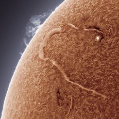  A Long Snaking Filament on the Sun 