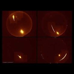 Işık ve Sesle Meteor Ateş Topları