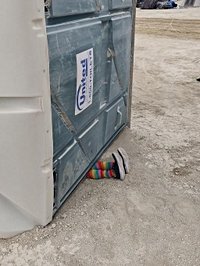 Burning Man 'Orgy Dome' destroyed by high winds as the event began