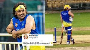 MS Dhoni Returns To Training As CSK Prepares For IPL 2025