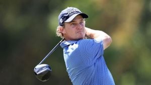 Bud Cauley Steps On Lucas Glover's Ball During Players Championship