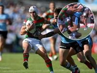 Rabbitohs star learns fate for hip drop, Sharks sweat on scans