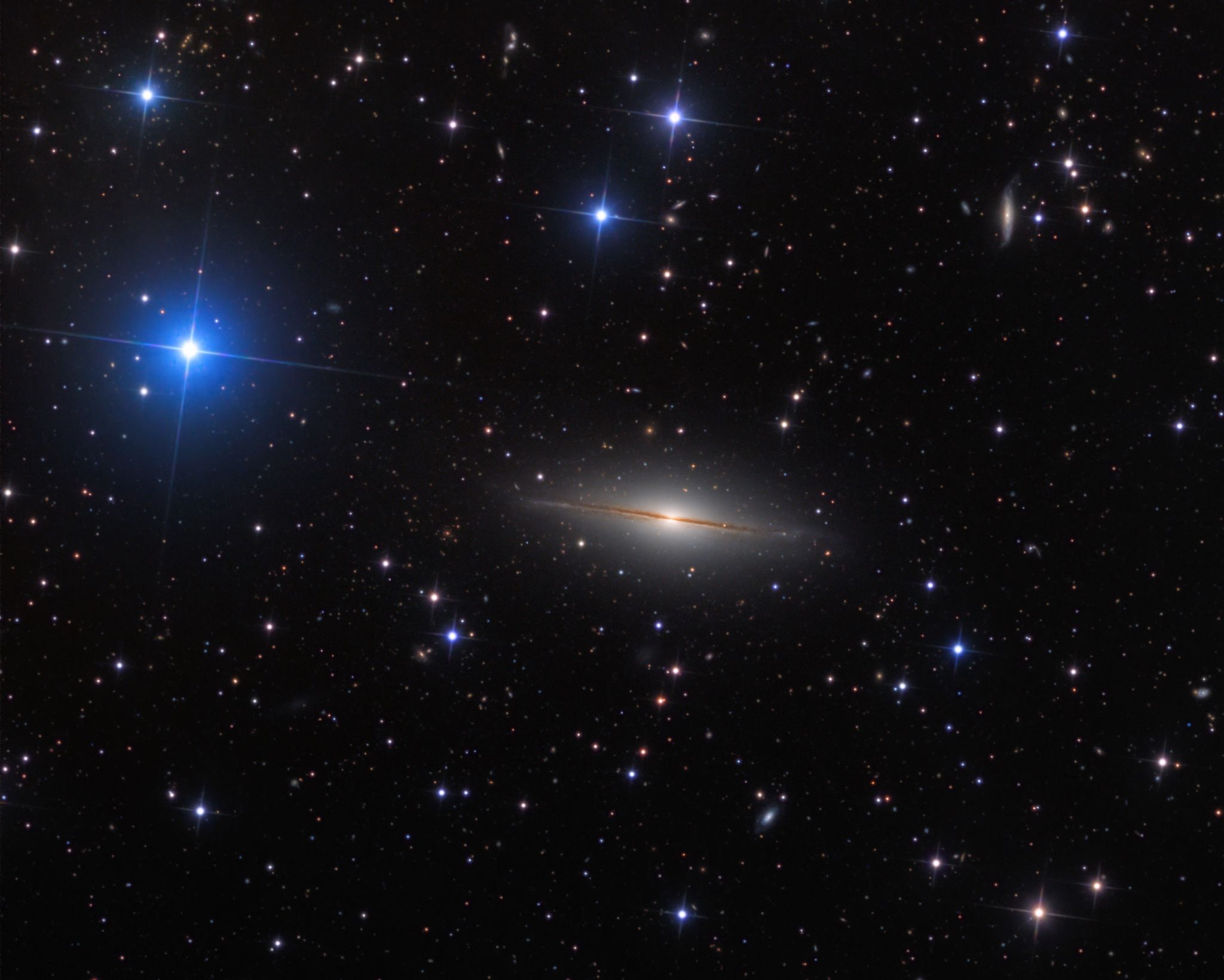  NGC 7814: The Little Sombrero in Pegasus  