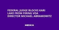 Federal Judge Blocks Kari Lake from Firing VOA Director Michael Abramowitz | Ukraine news - #Mezha