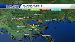 Flash Flood Warnings Issued Across Mobile County And New Orleans
