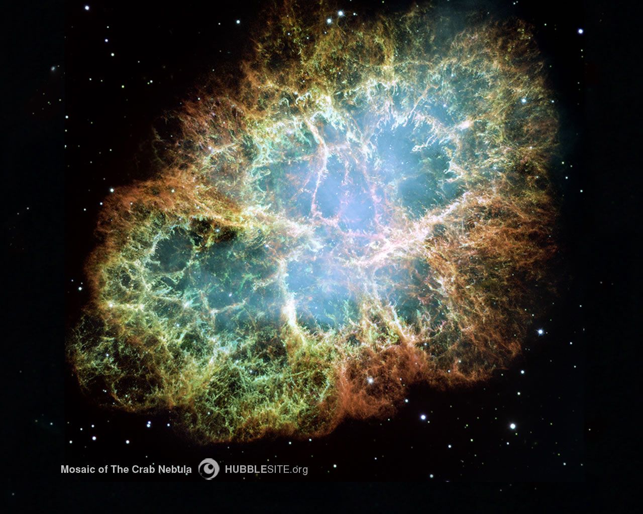 Crab Nebula Mosaic from HST