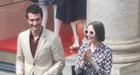 Lily Collins & Eugenio Franceschini Begin Filming ‘Emily in Paris’ Season 5 in Rome!