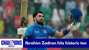 Ibrahim Zadran Makes History With Champions Trophy Century