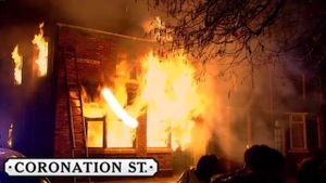 Coronation Street Fire Leaves Platt Family's Fate Hanging