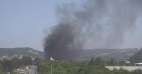 Huge fire raging in Conwy Tunnel declared 'major incident'