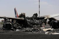 Planes in flames as Israeli strikes devastate Sanaa airport