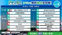 ＜メトロック2025＞、ABEMAでの無料配信タイムテーブルを公開