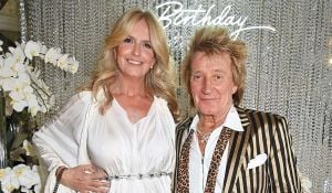 Rod Stewart Celebrates 80th Birthday With Fans And Friends