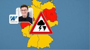Severe Thunderstorms And Temperature Drop Hit Germany This Weekend