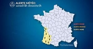 Severe Storms Expected This Weekend Across Southwestern France