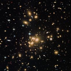  Galaxy Cluster Abell 1689 Deflects Light 