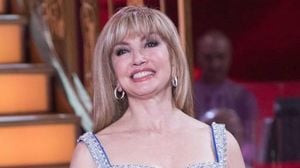 Milly Carlucci Returns To TV Celebrating 35 Years Of Marriage