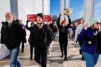 Senator vows amendment to remove Trump’s name from Kennedy Center