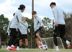 Japan National Team Prepares For Crucial World Cup Qualifier