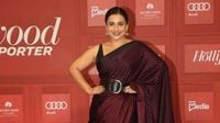 Vidya Balan Jazzed Up Her Signature Saree Look With One Simple Accessory And It Is Perfect For All Curvy Women